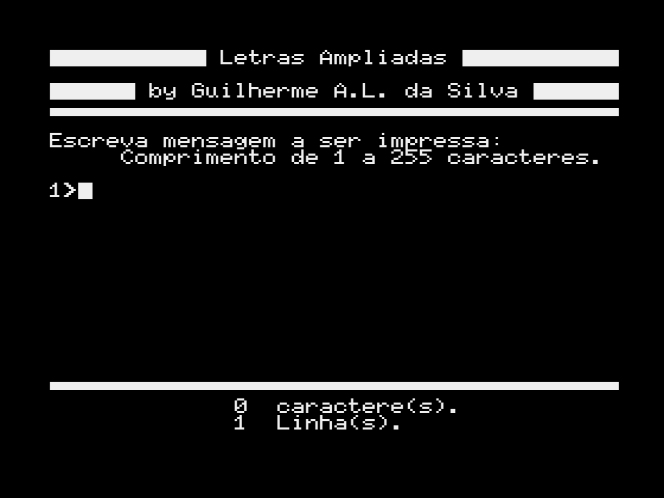 Letras Ampliadas